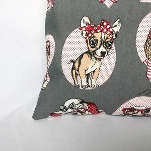Csivava Dalmata Vizsla Mopsz Trendi Kutyás Szatyor - táska & tok - bevásárlás & shopper táska - shopper, textiltáska, szatyor - Meska.hu