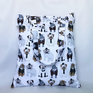 Angol Bulldog Kutyás Szatyor  - táska & tok - bevásárlás & shopper táska - shopper, textiltáska, szatyor - Meska.hu