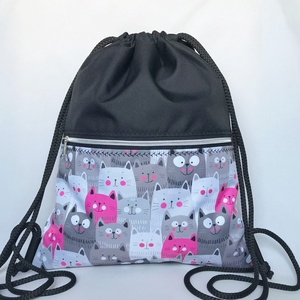 Sok Cica Vízlepergető Hátizsák  - Meska.hu