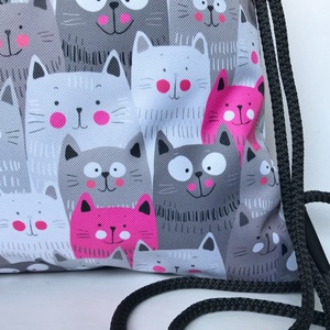 Sok Cica Vízlepergető Hátizsák  - táska & tok - hátizsák - tornazsák, gymbag - Meska.hu