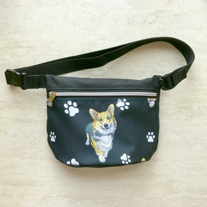 Kutya Mintás Vízálló Övtáska Corgi - táska & tok - övtáska - Meska.hu