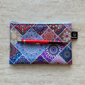 Mandala Csempe Mintás Vízálló Neszesszer - táska & tok - neszesszer - Meska.hu