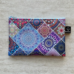 Mandala Csempe Mintás Vízálló Neszesszer, Táska & Tok, Neszesszer, Varrás, MESKA