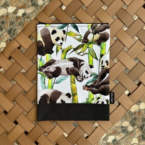 Cipzáras Könyvtok Neszesszer Pandák, Könyv & Zene, Könyvtok, Varrás, MESKA