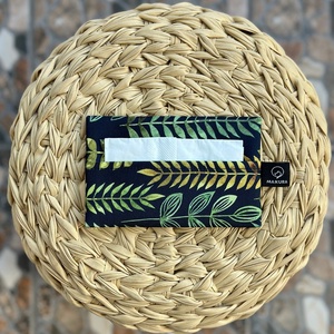 Vízálló Papírzsebkendő Tartó Zöld Levelek - táska & tok - pénztárca & más tok - zsebkendőtartó tok - Meska.hu