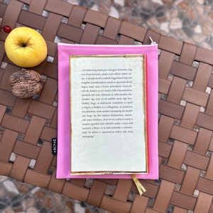 Cipzáras Könyvtok Neszesszer Rózsaszín Könyves Cicák - táska & tok - neszesszer - Meska.hu