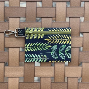 Karabineres Vízálló Mini Neszesszer Zöld Levelek - Meska.hu