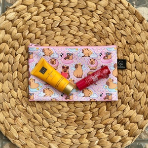 Vízálló Neszesszer Rózsaszín Kapibarák - táska & tok - neszesszer - Meska.hu