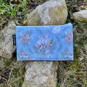 Vízálló Neszesszer Kék Nyuszis - táska & tok - neszesszer - Meska.hu