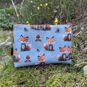 Nagyméretű Vízálló Neszesszer Rókák - táska & tok - neszesszer - Meska.hu