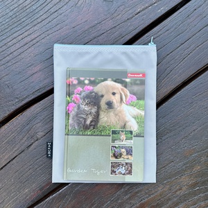 Cipzáras Könyvtok Neszesszer Kék Nyuszis - könyv & zene - könyvtok - Meska.hu