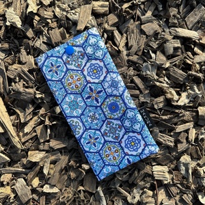 Szemüvegtok Kék Csempe Minta - táska & tok - pénztárca & más tok - szemüvegtok - Meska.hu