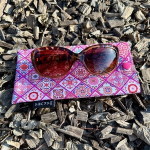 Szemüvegtok Rózsaszín Csempe Minta - táska & tok - pénztárca & más tok - szemüvegtok - Meska.hu