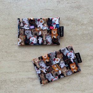 Papírzsebkendő Tartó Cicaparádé - táska & tok - pénztárca & más tok - zsebkendőtartó tok - Meska.hu