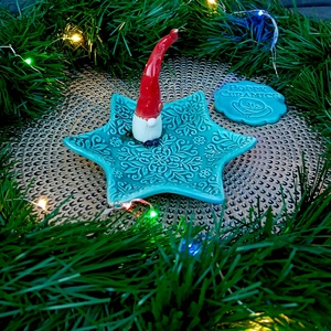 Manós kerámia tál, csillag - Meska.hu