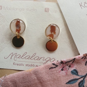 Kis műgyanta fülcsi, Ékszer, Fülbevaló, Lógós kerek fülbevaló, Ékszerkészítés, Mindenmás, MESKA