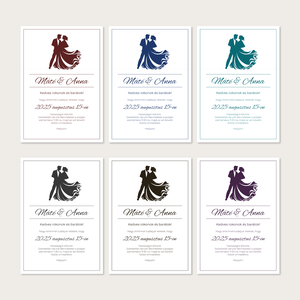 Nyomtatható esküvői meghívó (digitális termék) - esküvő - meghívó & kártya - meghívó - Meska.hu