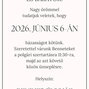 Digitális animált esküvői meghívó fehér virágokkal és saját fotóval - esküvő - meghívó & kártya - meghívó - Meska.hu