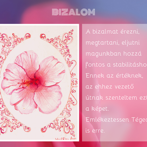 BIZALOM akvarell nyomat print - otthon & életmód - dekoráció - kép & falikép - kép & falikép - Meska.hu