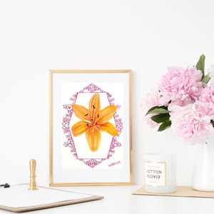 SZENVEDÉLY akvarell print, nyomat - otthon & életmód - dekoráció - kép & falikép - kép & falikép - Meska.hu