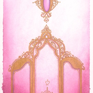 Művészi akvarell nyomat - a Szent Anya kapuja - otthon & lakás - dekoráció - kép & falikép - kép & falikép - Meska.hu