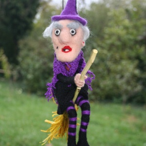  Halloween boszi banya dekoráció - otthon & életmód - dekoráció - dísztárgy - Meska.hu