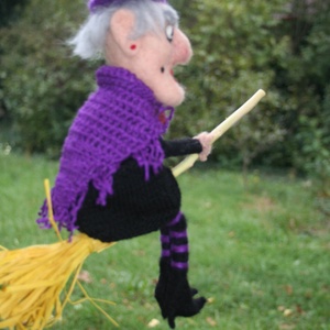  Halloween boszi banya dekoráció - otthon & életmód - dekoráció - dísztárgy - Meska.hu