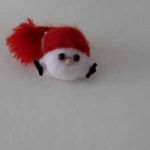 Nemezelt sapkás madárka, Otthon & Lakás, Dekoráció, Dísztárgy, Nemezelés, Mindenmás, Meska