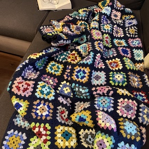 Horgolt takaró - otthon & életmód - lakástextil - felnőtt takaró, pléd - Meska.hu