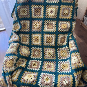 Horgolt takaró - otthon & életmód - lakástextil - felnőtt takaró, pléd - Meska.hu