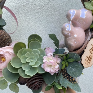 Madárkák koszorú - otthon & életmód - dekoráció - ajtó- és ablak dekoráció - ajtódísz & kopogtató - Meska.hu Madárkák koszorú - otthon & életmód - dekoráció - ajtó- és ablak dekoráció - ajtódísz & kopogtató - Meska.hu