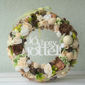 Vendégváró koszorú - otthon & életmód - dekoráció - Meska.hu Vendégváró koszorú - otthon & életmód - dekoráció - Meska.hu