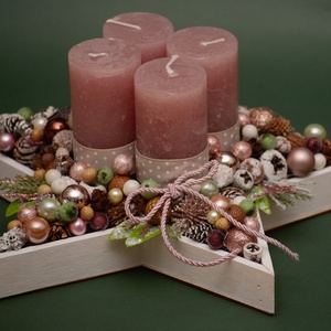 Púderes adventi csillag - karácsony - adventi díszek - adventi asztaldísz - Meska.hu Púderes adventi csillag - karácsony - adventi díszek - adventi asztaldísz - Meska.hu