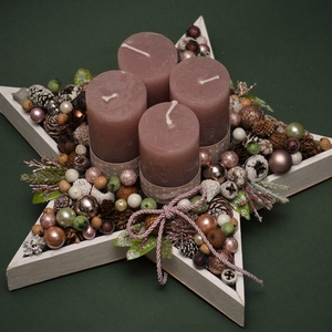 Púderes adventi csillag - karácsony - adventi díszek - adventi asztaldísz - Meska.hu Púderes adventi csillag - karácsony - adventi díszek - adventi asztaldísz - Meska.hu