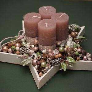 Púderes adventi csillag - karácsony - adventi díszek - adventi asztaldísz - Meska.hu Púderes adventi csillag - karácsony - adventi díszek - adventi asztaldísz - Meska.hu