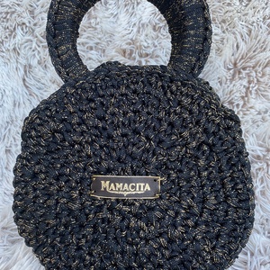 Clarissa horgolt extravagáns, kézi- és crossbody táska - táska & tok - kézitáska & válltáska - válltáska - Meska.hu