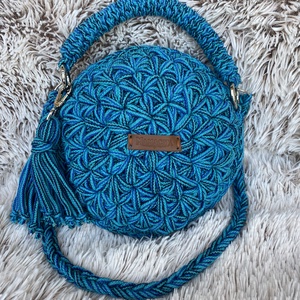 Florencia horgolt kézi- és crossbody táska - táska & tok - kézitáska & válltáska - válltáska - Meska.hu