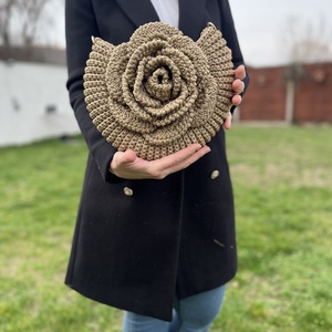 Sofia horgolt kézi- és crossbody táska horgolt pánttal - táska & tok - kézitáska & válltáska - válltáska - Meska.hu