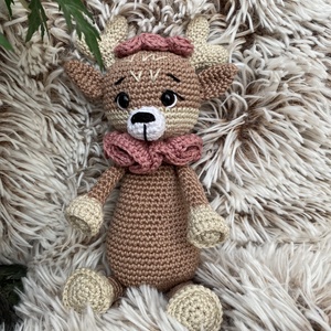 Szederke horgolt őzike amigurumi - Meska.hu