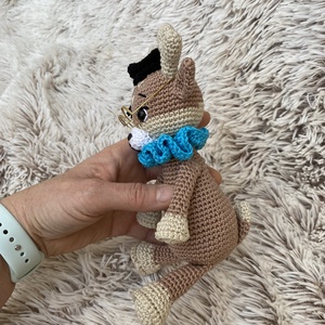 Horgolt szemüveges őzike ballagásra amigurumi - játék & sport - plüssállat & játékfigura - más figura - Meska.hu