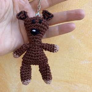 Mr Bean Teddy macija horgolt kulcstartó  - játék & sport - plüssállat & játékfigura - maci - Meska.hu