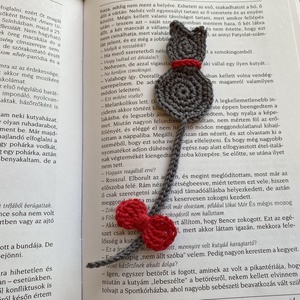 Horgolt cica könyvjelző - könyv & zene - könyvjelző - Meska.hu