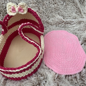Mózeskosár, babahordozó játék 30x20cm - játék & sport - baba & babaház - babaruha, babakellék - Meska.hu