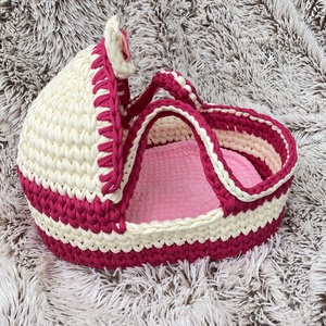 Mózeskosár, babahordozó játék 30x20cm - játék & sport - baba & babaház - babaruha, babakellék - Meska.hu