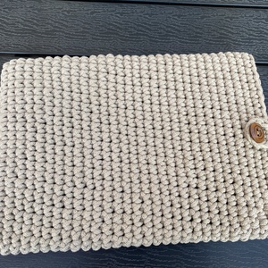 Horgolt laptoptartó 23x33cm laptop tok - táska & tok - laptoptáska, laptop hátizsák - Meska.hu