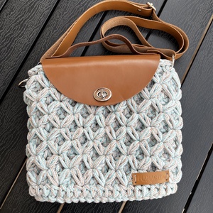 Magdalena horgolt kézi- és crossbody táska, Táska & Tok, Kézitáska & válltáska, Válltáska, Horgolás, Varrás, MESKA