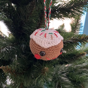 Horgolt karácsonyi díszek, Mézike és angyalkás dísz - karácsony - karácsonyi lakásdekoráció - karácsonyfadíszek - Meska.hu