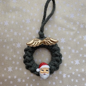 Horgolt karácsonyi díszek 4 db - karácsony - karácsonyi lakásdekoráció - karácsonyfadíszek - Meska.hu