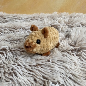 Plüss horgolt capybara mandarinnal - játék & sport - plüssállat & játékfigura - más figura - Meska.hu