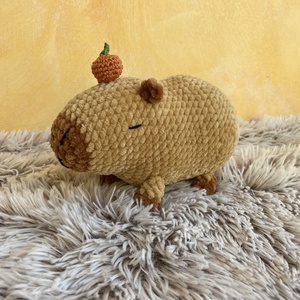 Plüss horgolt capybara anya és gyermeke - játék & sport - plüssállat & játékfigura - más figura - Meska.hu